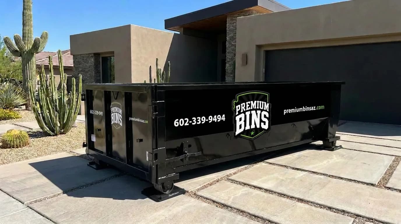 Clean and Modern Dumpster Bins