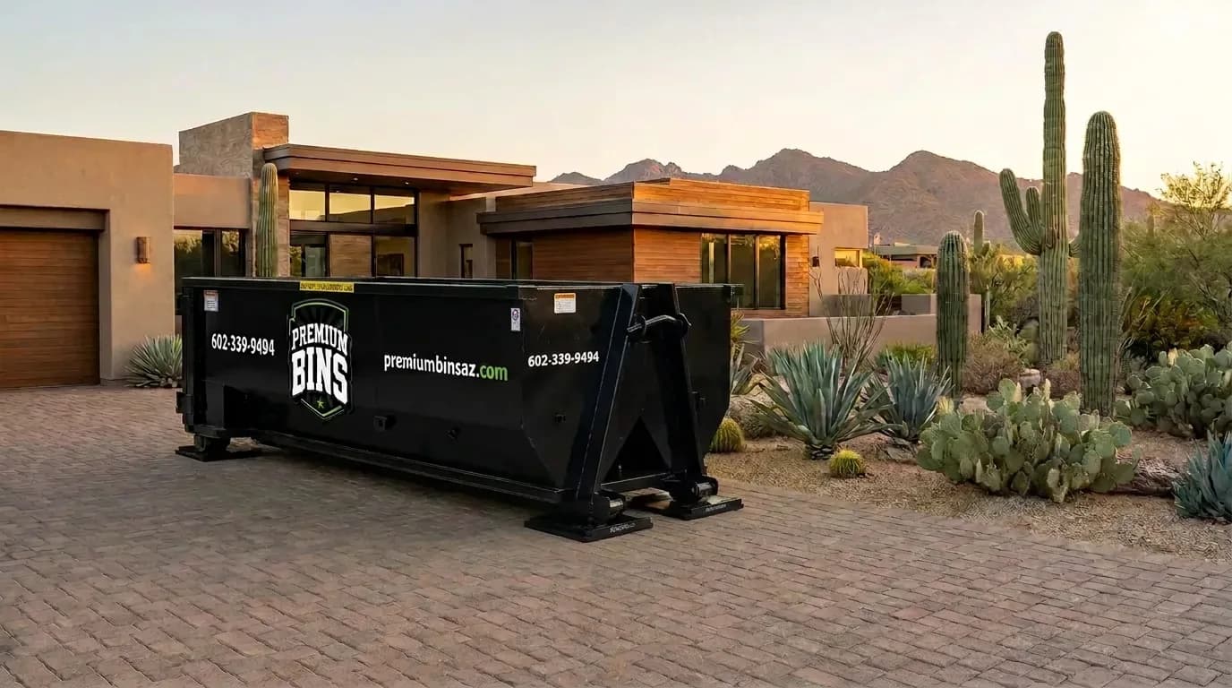 15 Yard Dumpster Rental in Phoenix and Scottsdale